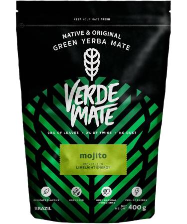 Verde Mate Green Mojito 400g - Yerba Mate Br silienne au Menthe et Citron Vert - Buy Online on GoSupps.com