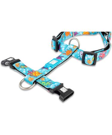 Max & Molly H-Harness - Blue Ocean | Premium No-Pull Harness for Dogs - International Shipping Available - Buy Online on GoSupps.com