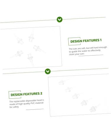 100pcs Ear Cleaning Nozzle & Replacement Tips for Ear Washer | PVC Disposable Ear Wax Remover Accessories - Buy Online on GoSupps.com