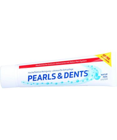 Pearls & Dents Toothpaste - Titanium Dioxide Free 100ml | Natural Whitening & Gentle Care - Buy Online on GoSupps.com