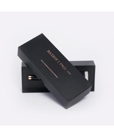 BAYJOY Foundation Makeup Brush - High Density Eco-Friendly Kabuki Brush - Professional Synthetic Fiber Tool with Flat Top in Rose Gold - Buy Online on GoSupps.com