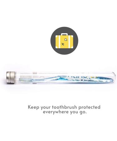 Buy Antibacterial Toothbrush with Silver Bristles & Blue Handle | Best International Shipping - Buy Online on GoSupps.com