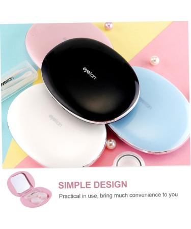 Lalafina Contact Lens Box - Applicator & Case Holder | Sweet White & Pink Invisible Container (10.2x7.8cm) - International Shipping Available - Buy Online on GoSupps.com