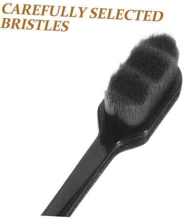 Ultechnovo Soft Travel Toothbrush - Reusable Large Manual Toothbrush (1 Pack) - Aesthetic Black PP for Adults - Eco-Friendly & Portable Toothbrushes for Global Shipping - Buy Online on GoSupps.com