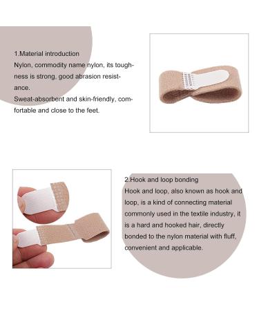 Reusable Fabric Wrapped Foot Pads for Broken Toe Relief | Hammertoe Orthotics | Pack of 6 (Beige) - Comfortable Support for Pain Relief - Buy Online on GoSupps.com