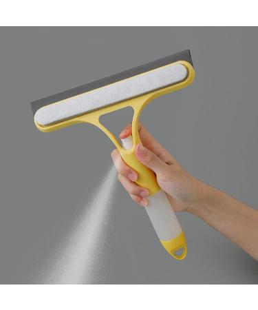 3 in 1 Glass Cleaning with Spray Bottle Wipe Shower Screen Clean Window Cleaning Tool Multi-Purpose Door Car Windshield Cleaner Blue - Buy Online on GoSupps.com