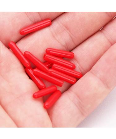 Beaupretty Stainless Steel Tweezer Covers - Anti-Slip Silicone Tips for Eyelash Tools - Red Protective Caps - Buy Online on GoSupps.com