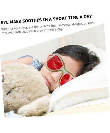 Frcolor 12-Piece Sensory Ice Cream Eye Mask Set - Korean Cold Compress Eye Care Pads for Preschool Sleep - Portable Cooling Relief - Buy Online on GoSupps.com