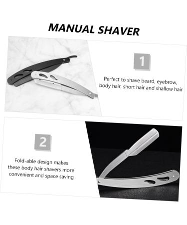 Doitool Vintage Manual Razor Holder & Shaving Stand - Stainless Steel Men's Shaving Accessories - Buy Online on GoSupps.com