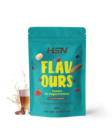 HSN HSN Vegetable Protein Flavour | Cracked Coffee Flavor 200g 66 Takes Per Pack | Keto & Vegan Diet | Extremely Low Calorie & Sugar | Non-GMO Gluten Free