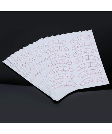 40 Pieces Eyelash Extension Adhesive Stickers - Isolation Positioning Pads for Professional Training - Buy Online on GoSupps.com