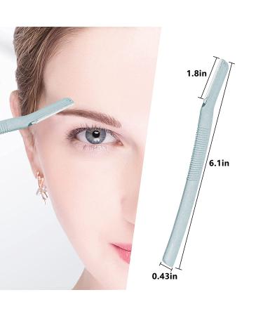 Eyebrow & Face Dermaplaning Razor for Women - Gentle Hair Trimmer for Sensitive Skin - Multipurpose Facial Razor - 3 Count - Buy Online on GoSupps.com