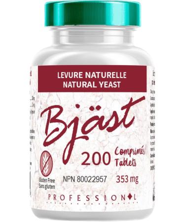 Bj st Flakes 200 Tablets - Natural Yeast Food Supplement - Natural Source of Vitamin B1 for Optimum Health - Balances Your Dietary Intake - Strengthens Your Hair and Nails