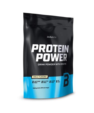 BioTechUSA BioTechUSA Protein Power - High protein sugar-free lactose-free gluten-free with added creatine 1 kg van
