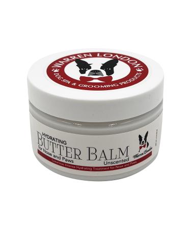 Warren London Hydrating Butter Balm- Dog Balm for Paws and Nose- Made in USA- Unscented 4oz