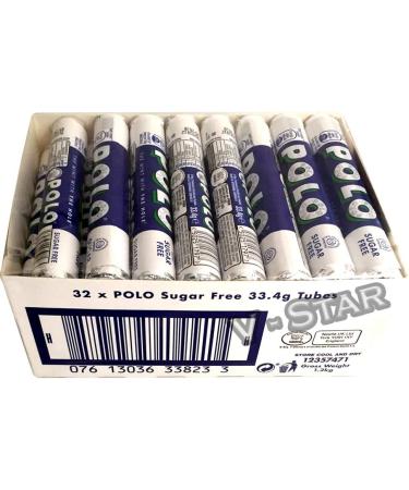 NEW NESTLE POLO MINTS BOX OF 32 ROLLS OF 34g TUBES (POLO SUGAR FREE) - VSTAR - Buy Online on GoSupps.com