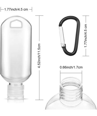 Ulife Mall 8-Piece 50ml Portable Travel Bottles Set - Empty Flip-Cap Bottles for Easy Travel | International Shipping - Buy Online on GoSupps.com