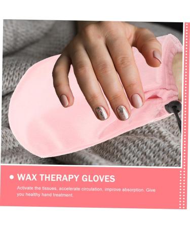 minkissy 2 Pairs Wax Thermal Insulation Gloves Kerotherapy Hand Cover Cracked Heel Socks Spa Wax Warmer Hand Moisturizer Gloves Hand Treatment Mitt Plush Keep Warm Work French - Buy Online on GoSupps.com