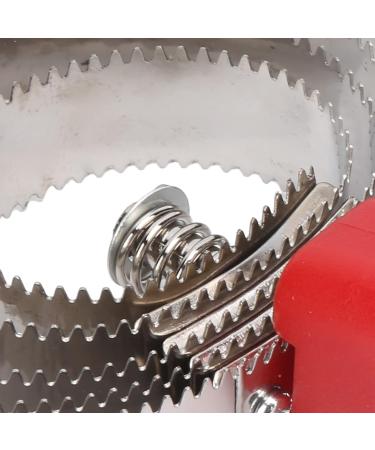 Stainless Steel Horse Curry Comb - Cattle Itching Brush for Horses Sheep & Cows | 5 Rings Horse Care Tool - Buy Online on GoSupps.com