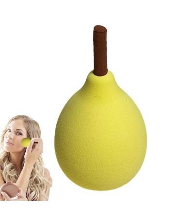 Blender Foundation Beauty Sponge Cute Fruit Shape Makeup Sponge Makeup Blender Multi-Purpose Use for Makeup Beginners & Beauty Lovers Pear shaped