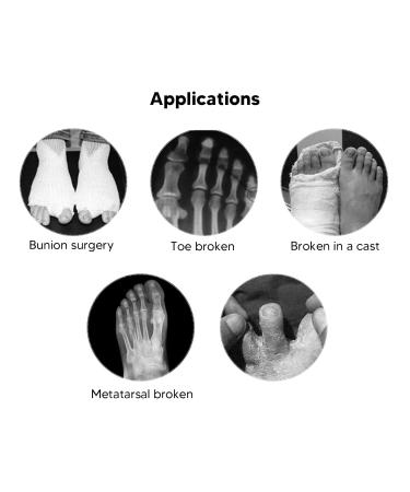 Buy Foot Cast Shoe | Fracture Gypsum Walking Boot | Anti-Skid Faux Leather Post-Op Shoe for Easy Recovery (L) - International Shipping Available - Buy Online on GoSupps.com