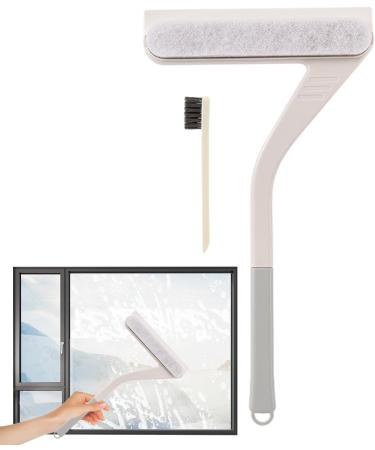 Fovolat Window Cleaning Squeegee | Household Multipurpose Cleaner Tool Portable Space Saving Squeegee Window Cleaning Tool for Glass Doors Grey - Buy Online on GoSupps.com