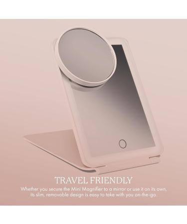 Vanity Planet Pose Mini Travel Mirror Magnifier - 10x Magnifying Mirror with Suction Mount - Buy Online on GoSupps.com