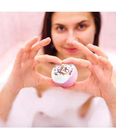 Organic Bath Bombs Gift Set - Handmade with Essential Oils for Bubble and Spa Bath - Perfect for Kids, Women, Men - Vegan and Natural (12Pcs) - Buy Online on GoSupps.com