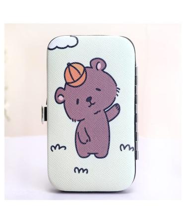 Nail Clippers Set Nail Care Set Nail Clipper Set Nail Care Set Grooming Set Home Applicable Travel Portable Nail Clippers 7-Piece Manicure Beauty Kit (Color : B)