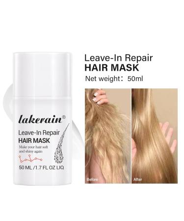 Leave-In Repair Hair Mask | Vegan Collagen for Softening & Restoring Shine | Hydrating Treatment for Dry & Damaged Hair | Split Ends Solution - Buy Online on GoSupps.com