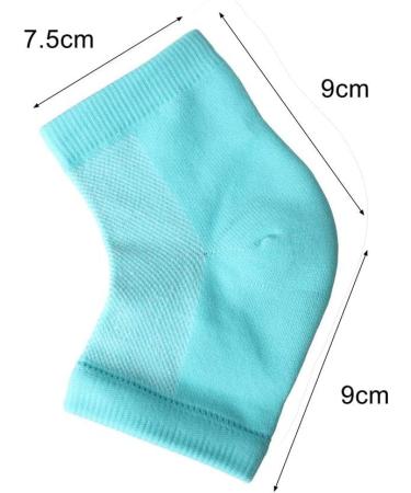 Moisturizing Gel Heel Socks with Essential Oils & Vitamins for Cracked Dry Skin Care - Buy Online on GoSupps.com