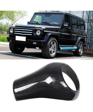 Knobm Gear Knob Cover Abs Gear Knob Cover Fits For A C E G Gls Left Hand Driving (black wood grain) - Buy Online on GoSupps.com