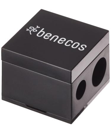 Benecos Cosmetic Pencil Sharpener, Comes in Two Different Pencil Sizes and Cleaning Tool