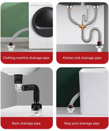 Washbasin Sewer Plug Kitchen Bathroom Sewer Drain Deodorant Cover Anti-odor Floor Drain Plug Easy Installation Sewer Drain Deodorant Cover Bathroom Easy Installation - Buy Online on GoSupps.com
