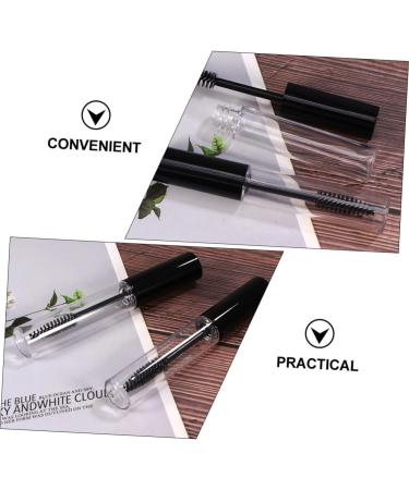 Hemoton 48 Pcs Mascara Tube Eyelash Cream Holder Eyeliner Tubes Refill Empty Tubes Mascara Clear Plastic 1 g (Pack of 1) Blackx3pcs - Buy Online on GoSupps.com