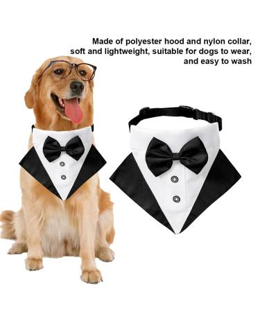 Fezf Formal Dog Smoking Bandana - Stylish Cotton Collar for Dogs & Cats | Wedding Accessory - Buy Online on GoSupps.com