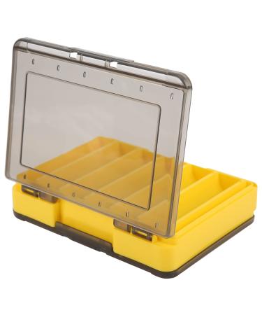 Shanrya Fishing Lure Container, Polypropylene Material Fishing Hook Preservation Box Practical to Use for Fishing Hook for Outdoor yellow