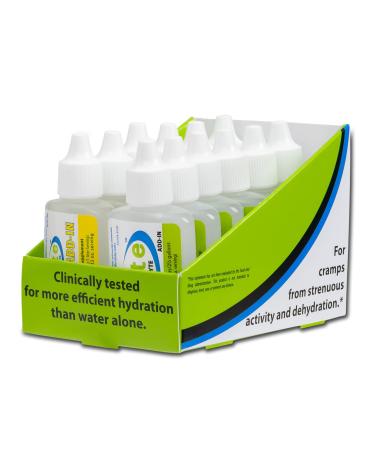 elete Electrolyte Add-in Hydration Drops | Sodium, Magnesium, Potassium & Trace Minerals | 6 Pack of Unflavored Pocket Bottles & 6 Pack of Lemon Flavored Pocket Bottles | 24.6 mL Each Lemon and Unflavored 12 Pack