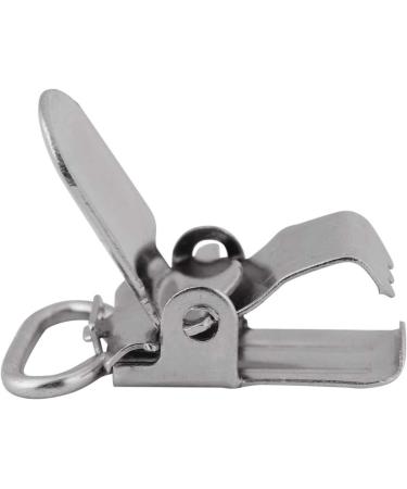 Viagasafamido Metal Braces Clips - Silver Duck Beak Shaped Pacifier Clips & Strap Buckle Clips 25mm for Clothes - International Shipping - Buy Online on GoSupps.com