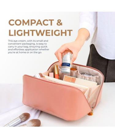 Caffeine Eye Cream for Puffy Eyes Treatment + Hyaluronic Acid & Squalane - Under Eye Cream Dark Circles Under Eye Treatment Under Eye Corrector Serum - 0.5oz - Buy Online on GoSupps.com