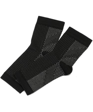 Rosixehird Plantar Fasciitis Compression Socks - Ankle Support & Achilles Tendon Relief - Black - Buy Online on GoSupps.com