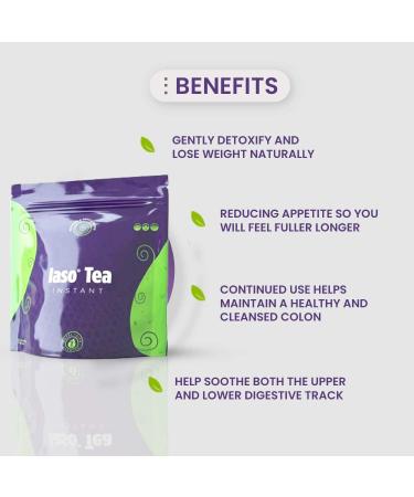 TLC IASO Natural Detox Herbal Tea - 25 Count - Expiration Date on Top - 1 Pack - Buy Online on GoSupps.com