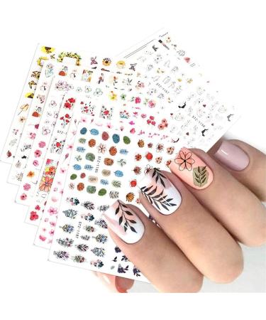 Aeromdale Nail Art Stickers (24pcs) - DIY Nail Decals & Tip Decor for Manicure - International Shipping Available - Buy Online on GoSupps.com