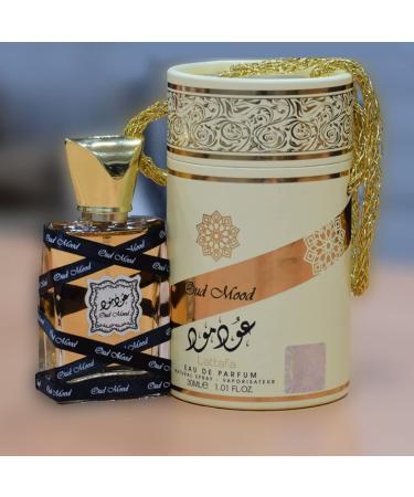 Lattafa Oud Mood EDP 30 ML (1.1 oz) | Pleasant Sweetness with Floral Woody and Spicy Notes | Long Lasting Warm and Musky Fragrance | Suitable for Any Occasion - Buy Online on GoSupps.com