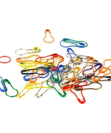 300 Pieces Safety Bulb Pins Crochet Stitch Markers - Knitting & Sewing Safety Metal Pins with Storage Box (10 Colors) - Buy Online on GoSupps.com