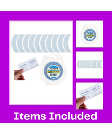 Walker Tape Lace Front Wig Blue Support Tape - 1/2" x 12yd Double-Sided Tape for Wigs Toupees & Hair Extensions - Made in USA - Buy Online on GoSupps.com