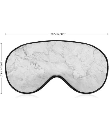 Buy White Marble Texture Sleep Mask for Women - Adjustable Eye Shades with Elastic Strap | International Shipping Available - Buy Online on GoSupps.com
