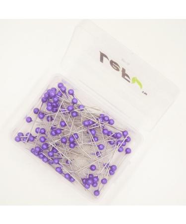 LEFV Quilting Pins 100 Pack - Purple Ball Head Sewing Pins - Buy Online on GoSupps.com