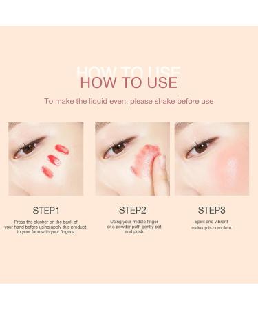 Cheek Gel Cream Liquid Blush Soft Cream Blush Makeup - Water-Resistant Beauty Makeup Accessories with Natural Colors for Women Aezon 01 - Buy Online on GoSupps.com