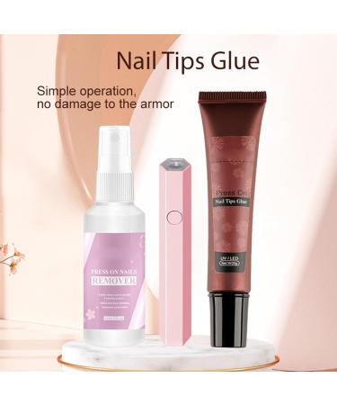 G n rique Strong Nail Glue Gel - Late-Lasting Long-Lasting Nail Glue Gel | Powerful Press-On Nail Glue Strong Strong Nail Glue Builder Nail Glue Detangling Spray - Buy Online on GoSupps.com